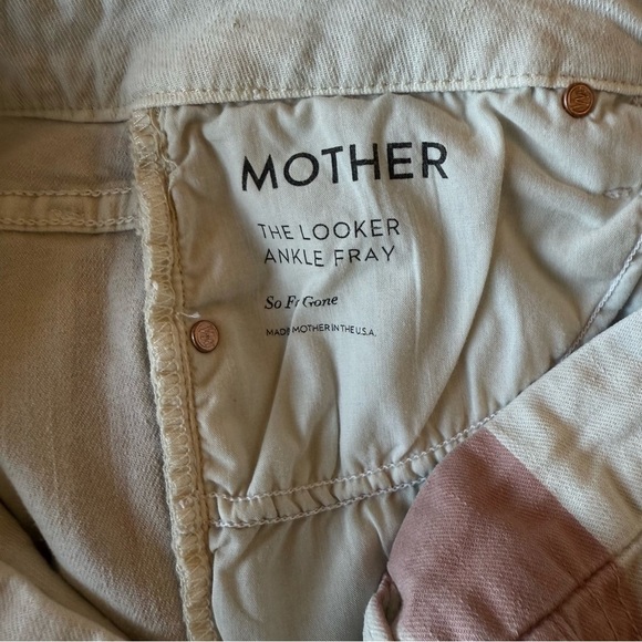 Mother Looker Ankle Fray So Far Gone Jeans Size 29 - Picture 11 of 12